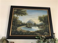 Large Framed Landscape Print
