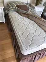 Single Box Spring and Mattress