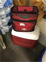 Small Igloo Cooler and Arctic Zone Soft Cooler