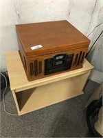 Crosley Radio CD/Record Player and TV Stand