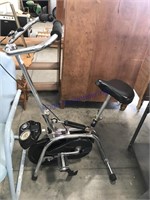 Dual-action exercise bike