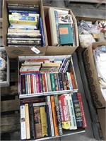Half pallet--4 boxes books