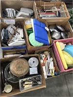 Pallet--tupperware, pots/ pans, small appliances