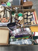 Pallet--rugs, towels, pillows, picture frames,