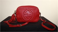 Gucci Small Soho Red Leather Bag