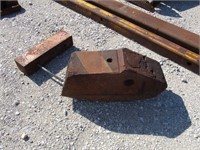 (2) Counter Weights - Approx. 5" x 18-1/2" x 4" &