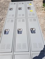 6 ft. 6 compartment storage locker