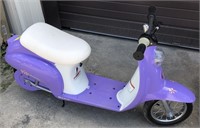 Purple Razor Electric Scooter