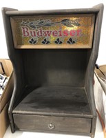 Light Up Budweiser Beer Advertising Shelf