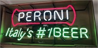 Peroni “Italy’s #1 Beer” Neon Advertising Sign