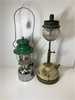 HURRICANE LAMP AND TILLY LAMP