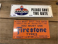 REPRODUCTION AMOCO SIGN