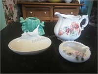 Lefton China #844 & Other Assorted Ceramic Pieces