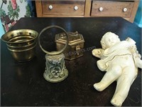 Vintage Cherub Decor and Made in India - Bell and