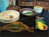 Vintage Coasters, Plates and Trinkets