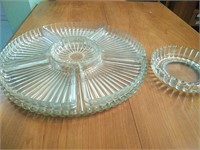 The Jeanette Glass Co 8 Piece Glass Lazysusan
