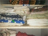 Assorted Sheets and Pillowcases Shelf