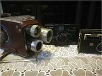 Vintage Kodak, and Cannon Cameras, Movie Camera