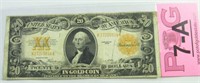 Coin Series 1922 $20.00 Gold Certificate