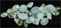 Jewelry Natural Aquamarine Gemstones