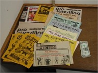 Vintage Wrestling Advertisements & Literature Lot
