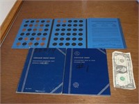 3 Lincoln Cent Books w/ 16 Pennies 1976-1988
