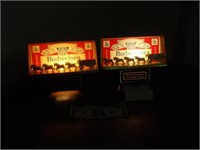 Budweiser Clydesdales Lighted Bar Back Register