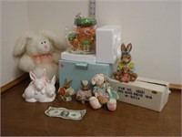 Easter Lot - Figurines, Plush, Train, PartyLite,