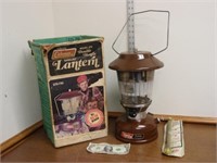 Unique Vintage 275-710 Brown Lantern in Box