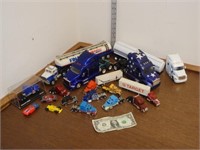 Toy Vehicle Lot - Diecast, Trucks & Cars, Semis