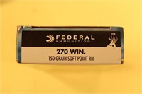 2 Boxes of Federal Power-Shok 270 Win. 150 Grain S