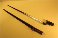 Civil War Era Socket Bayonet Marked R WD E27 668 C