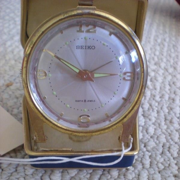 Seiko Diafix 8 Jewel Travel Alarm Clock | The Auctionarium