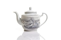 CHINESE CULTURAL REVOLUTION PORCELAIN TEAPOT