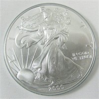 Coin 2000 American Silver Eagle  UNC