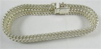 Jewelry Milor Sterling Silver Chain Mail Bracelet