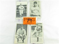 Lot of 4 1936 National Chicle R313 Baseball Cards