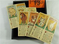 J.P. Coats - Clark's ONT  6 Spool Pet Cards 1930