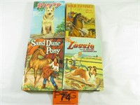 Lot of 4 Children Books Whitman Publishing Lassie