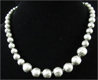 Jewelry Sterling Silver Beaded Strand Necklace