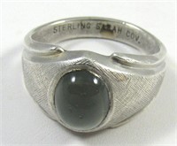 Jewelry Sterling Silver & Stone Ring "Sarah Cov."