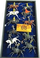 Lot of 11 Britain LTD Toy Lead Mounted Soldiers