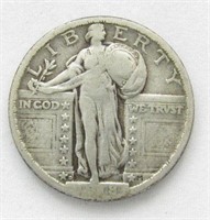 Coin 1918-D Standing Liberty Quarter  VG