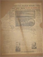 Toronto Daily Star, Sinking of the Titanic, April 16, 1912