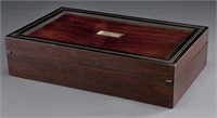 Cased vampire killing kit, in a rosewood