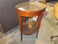 Small oval top table