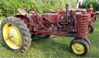 Massey Harris 22 with side panels on rubber