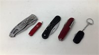 (qty - 5) Assorted Pocket Knives-