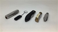 (qty - 5) Assorted Pocket Knives-