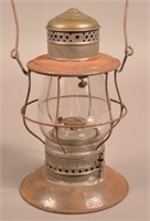 PRR stamped lantern